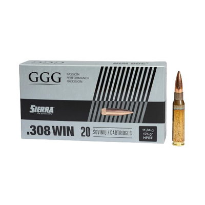 GGG Ammo .308 Win HPBT Sierra Matchking 20/Box