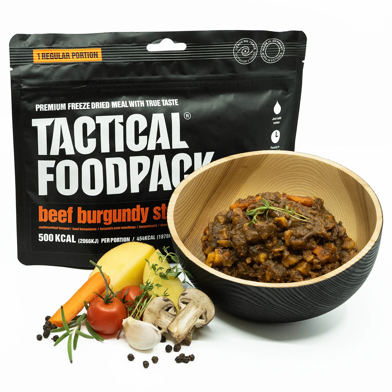 Tactical Foodpack Beef Burgundy Stew