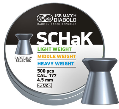 JSB Schak, 4,50mm - 0,520g - Yellow