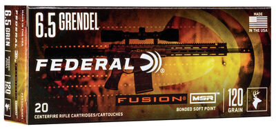 Federal Fusion MSR Ammo 6.5 Grendel 120gr 20/Box