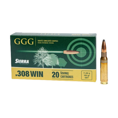 GGG Ammo .308 Win SBT Sierra Gameking 20/Box