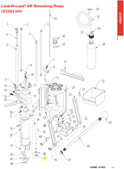 Hornady Spare Part Pro-Jector Spring Washer 41