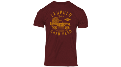 Leupold Shed Head Tee Cardinal Heather