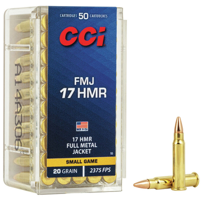 CCI Rimfire Ammunition 17 HMR FMJ 20gr 50/Box
