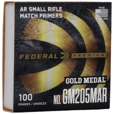 Federal Gold Medal Centerfire Small Rifle Primer .205 Clam 1000/Box