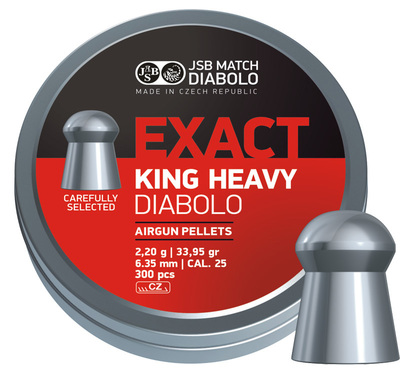 JSB Exact King Heavy 6,35 mm - 2,2 g