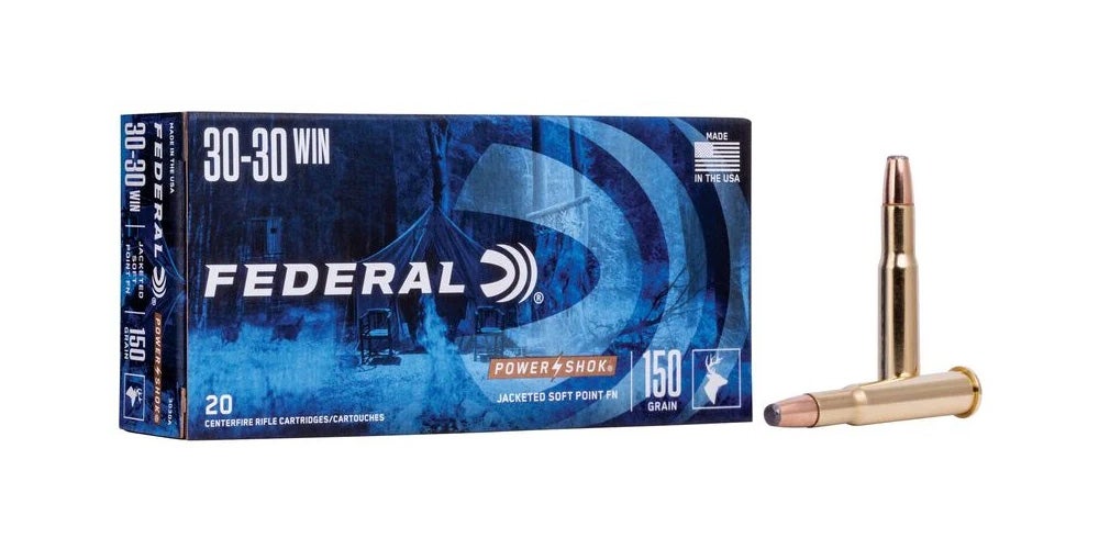 Federal Power Shok Ammo 30-30 Win Jacketed SP 20/Box
