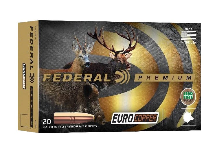Federal Euro Copper Ammo 300 Win 165gr 20/Box