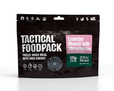 Tactical Foodpack Crunchy Muesli with Strawberries