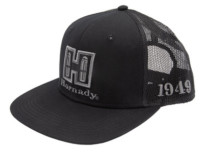 Hornady® Black Mesh Flat Bill Snapback Cap