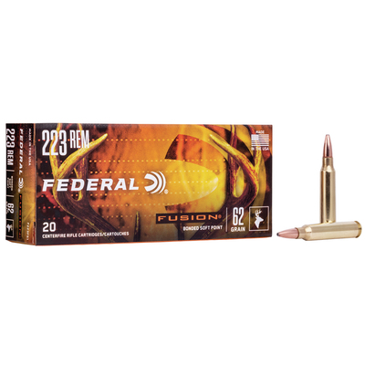 Federal Fusion Ammunition Centerfire Rifle 223 REM 62gr 20/Box
