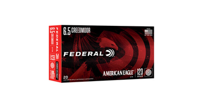 Federal American Eagle Ammo 6.5 Creedmoor Open Tip Match 123gr 20/Box